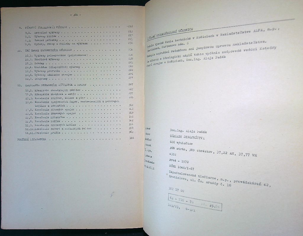 Základy strojníctva - technické kreslenie