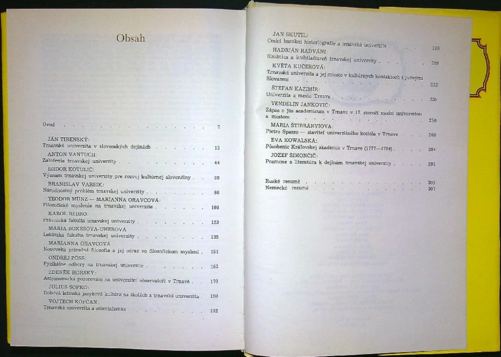 Trnavská univerzita v slovenských dejinách