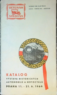 Katalog Výstava historických automobilů a motocyklů Praha 11.-21.6.1969