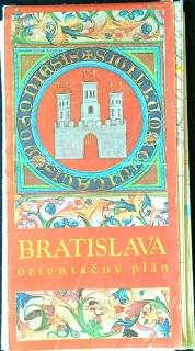 Bratislava orientačný plán 1978