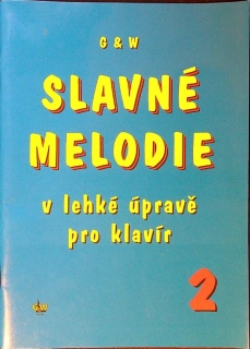 Slavné melodie v lehké úpravě pro klavír 2