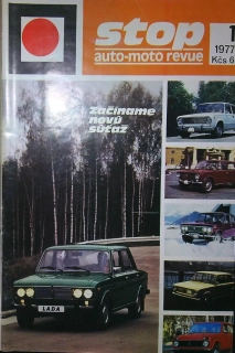 Časopis STOP Auto moto revue 1977